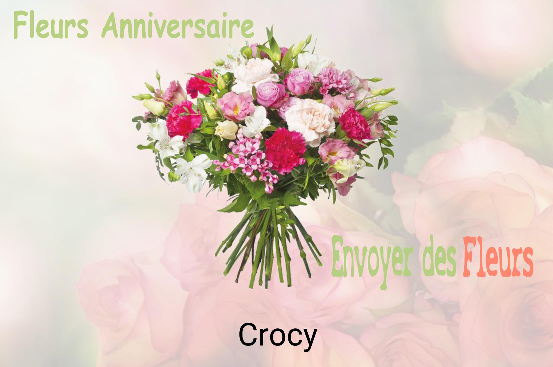 Bouquet de fleurs d’anniversaire livré à Crocy